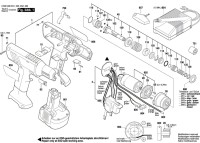 Bosch 0 602 490 451 EXACT 4 Cordless Screw Driver Spare Parts